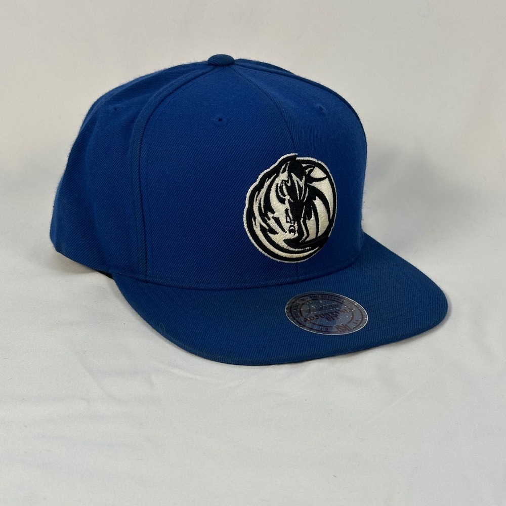 Dallas Mavericks Mitchell & Ness Snapback Hat Mens OSFA Blue NBA Basketball Cap